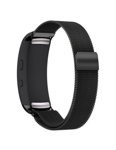 Bracelete Milanese Loop Fecho Magnético para Samsung Gear Fit2 (R360) - Preto