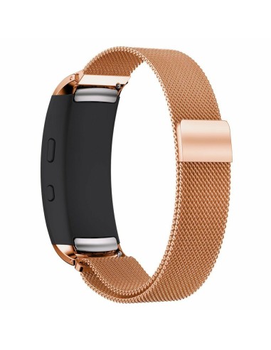 Bracelete Milanese Loop Fecho Magnético para Samsung Gear Fit2 (R360) - Rosa