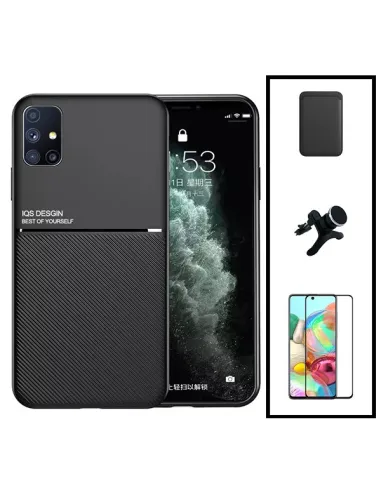 Kit Capa Magnetic Lux + Magn Wallet Preto + Vidro + Sup Reforçado para Huawei P40 Pro+