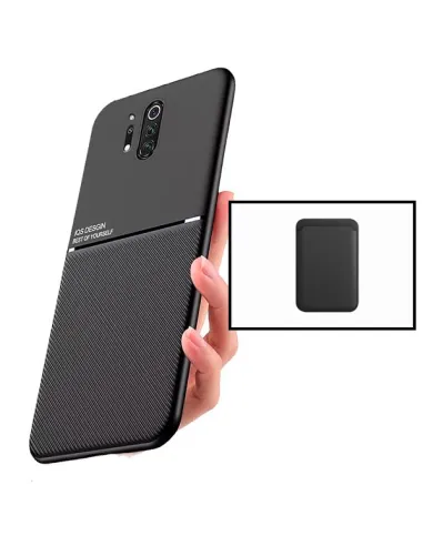 Kit Capa Magnetic Lux + Magnetic Wallet Preto para OnePlus 8 Pro