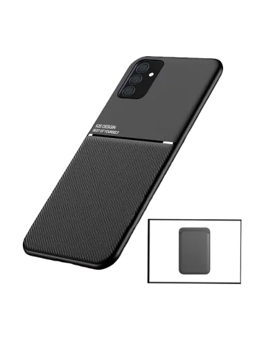 Kit Capa Magnetic Lux + Magnetic Wallet Preto para Samsung Galaxy M52 5G