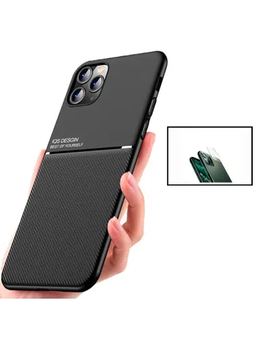 Kit Capa Magnetic Lux + Película Câmara Traseira para iPhone 11