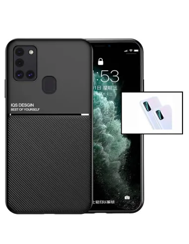 Kit Capa Magnetic Lux + Película Câmara Traseira para Samsung Galaxy M21