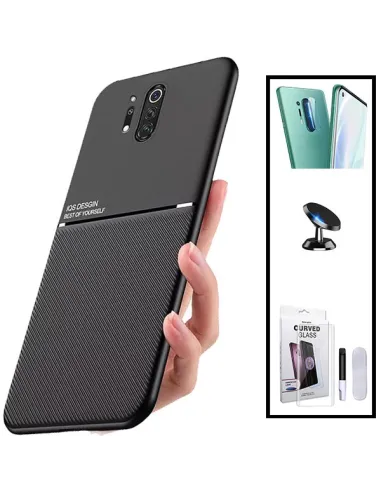 Kit Capa Magnetic Lux + UV + P. Câmara + Sup Magnético para OnePlus 8 Pro