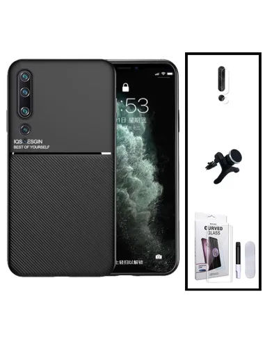 Kit Capa Magnetic Lux + UV + P. Câmara + Sup Magnético Reforçado para Xiaomi Mi 10 5G