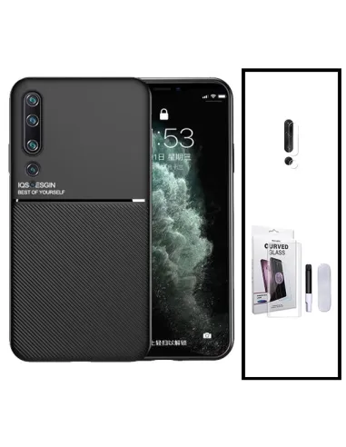 Kit Capa Magnetic Lux + Película Curved UV + Película de Câmara Traseira para Xiaomi Mi 10 Pro 5G