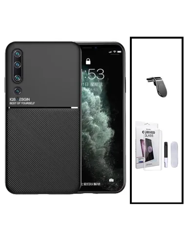 Kit Capa Magnetic Lux + Película Curved UV + Suporte Magnético L para Xiaomi Mi 10 5G