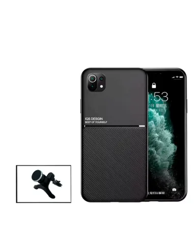 Kit Capa Magnetic Lux + Vidro Premium Curvado + Suporte Magnético Reforçado para Xiaomi Mix 4