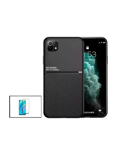 Kit Capa Magnetic Lux + Vidro Premium Curvado para Xiaomi Mi 11 Lite