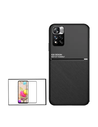 Kit Capa Magnetic Lux + Vidro Premium Curvado para Xiaomi Redmi Note 11 Pro