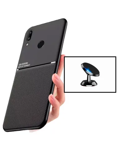 Kit Capa Magnetic Lux + Suporte Magnético para Huawei P Smart 2019