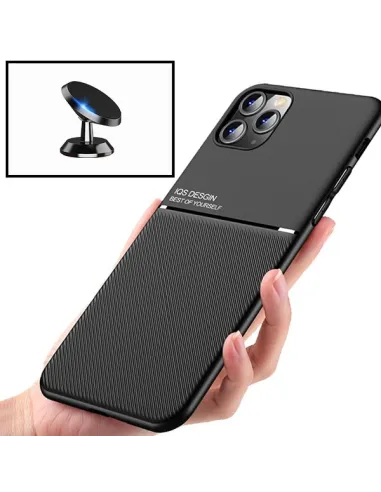 Kit Capa Magnetic Lux + Suporte Magnético para iPhone 11 Pro