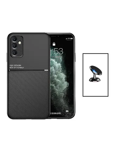 Kit Capa Magnetic Lux + Suporte Magnético para Samsung Galaxy A14 - Preto