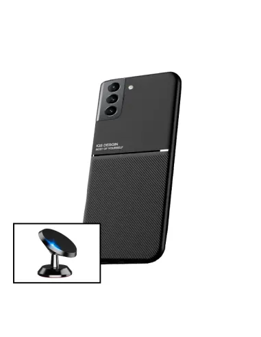 Kit Capa Magnetic Lux + Suporte Magnético para Samsung Galaxy S21