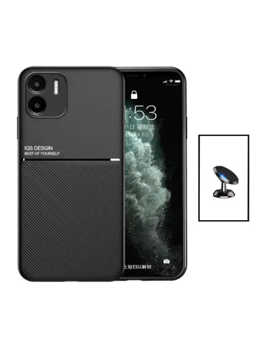 Kit Capa Magnetic Lux + Suporte Magnético para Xiaomi Redmi A1 - Preto