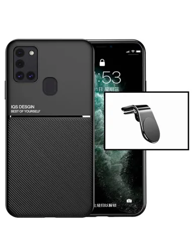 Kit Capa Magnetic Lux + Suporte Magnético para Xiaomi Redmi Note 9