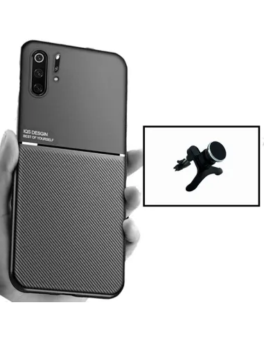 Kit Capa Magnetic Lux + Suporte Magnético Reforçado para Huawei P30 Pro New Edition