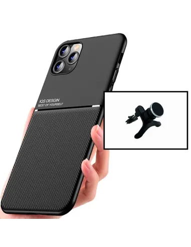 Kit Capa Magnetic Lux + Suporte Magnético Reforçado para iPhone 12 Mini