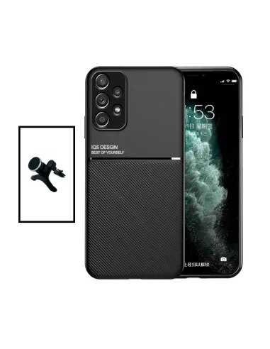 Kit Capa Magnetic Lux + Suporte Magnético Reforçado para Samsung Galaxy A73 5G - Preto