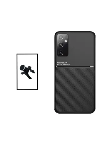 Kit Capa Magnetic Lux + Suporte Magnético Reforçado para Samsung Galaxy M23 - Preto