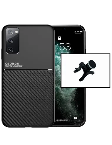 Kit Capa Magnetic Lux + Suporte Magnético Reforçado para Samsung Galaxy S20+