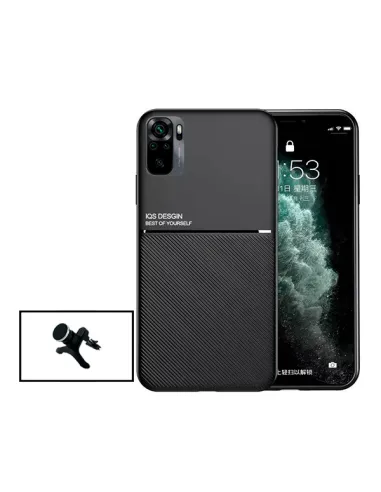 Kit Capa Magnetic Lux + Suporte Magnético Reforçado para Xiaomi Redmi 10