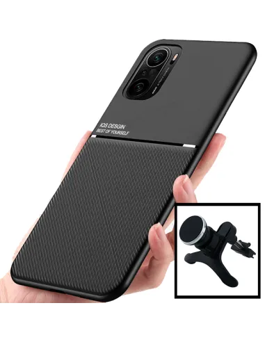 Kit Capa Magnetic Lux + Suporte Magnético Reforçado para Xiaomi Redmi K40