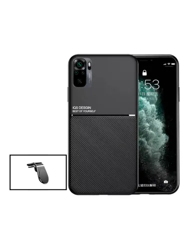 Kit Capa Magnetic Lux + Suporte Magnético L de Carro para Xiaomi Redmi 10 2022