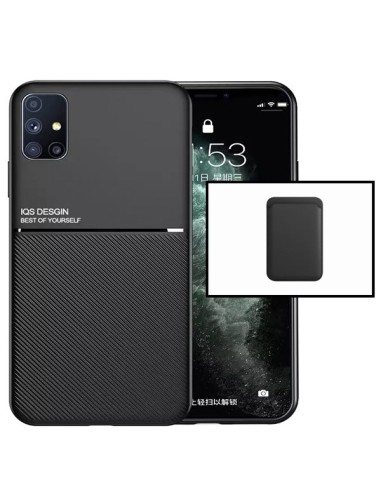 Kit Capa Magnetic Lux + Magnetic Wallet Preto para Huawei P40 Lite