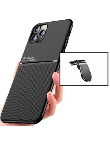 Kit Capa Magnetic Lux + Suporte Magnético L para iPhone 11