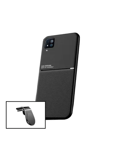 Kit Capa Magnetic Lux + Suporte Magnético L para Samsung Galaxy A12