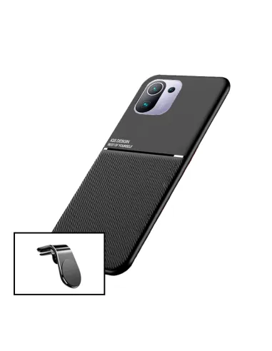 Kit Capa Magnetic Lux + Suporte Magnético L para Xiaomi Mi 11 Pro