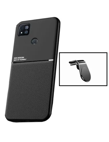 Kit Capa Magnetic Lux + Suporte Magnético L para Xiaomi Poco C3