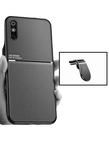 Kit Capa Magnetic Lux + Suporte Magnético L para Xiaomi Redmi 9A