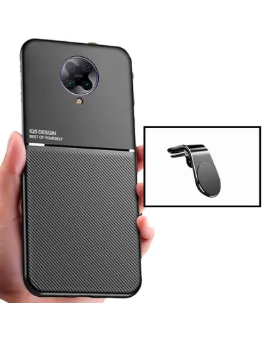 Kit Capa Magnetic Lux + Suporte Magnético L para Xiaomi Redmi K30 Ultra