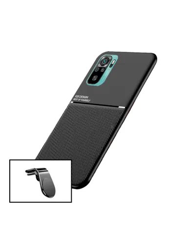 Kit Capa Magnetic Lux + Suporte Magnético L para Xiaomi Redmi Note 10