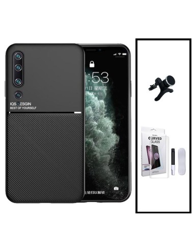 Kit Capa Magnetic Lux + Película de Vidro Nano Curved UV + Suporte Magnético de Carro Reforçado para Xiaomi Mi 10 5G