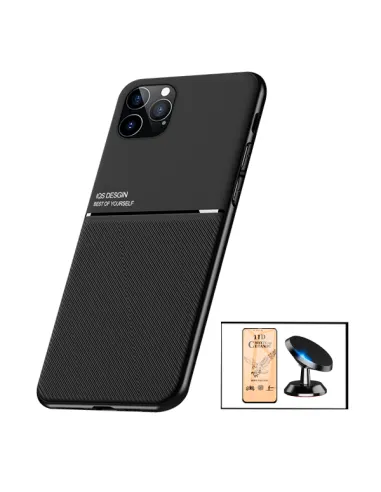 Kit Capa Magnetic Lux + Película CeramicGlass + Suporte Magnético para iPhone 13