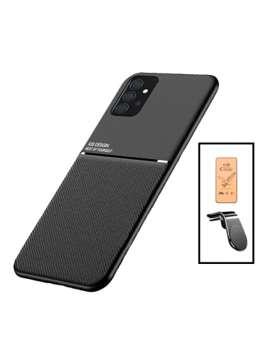 Kit Capa Magnetic Lux + Película CeramicGlass + Suporte Magnético L para Samsung Galaxy A52