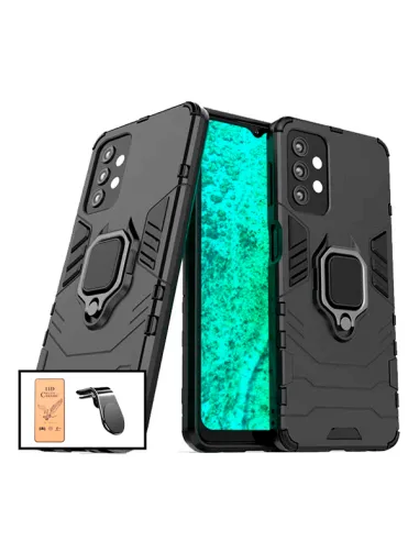 Kit Capa Magnetic Lux + Película CeramicGlass + Suporte Magnético L para Samsung Galaxy A52s 5G