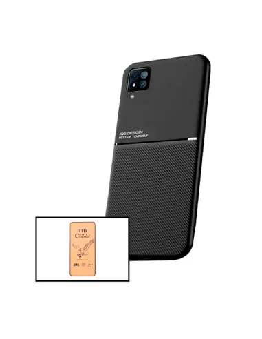 Kit Capa Magnetic Lux + Película CeramicGlass Curved para Samsung Galaxy F22