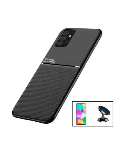 Kit Capa Magnetic Lux + Vidro Temperado ClearGlass + Suporte Magnético para Samsung Galaxy A52