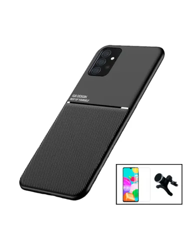 Kit Capa Magnetic Lux + Vidro Temperado ClearGlass + Suporte Magnético Reforçado para Samsung Galaxy A52