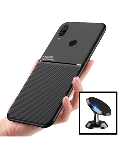 Kit Capa Magnetic Lux + Suporte Magnético de Carro para Huawei P Smart Z