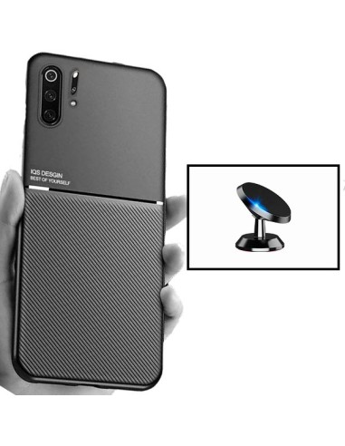 Kit Capa Magnetic Lux + Suporte Magnético de Carro para Huawei P30 Pro New Edition