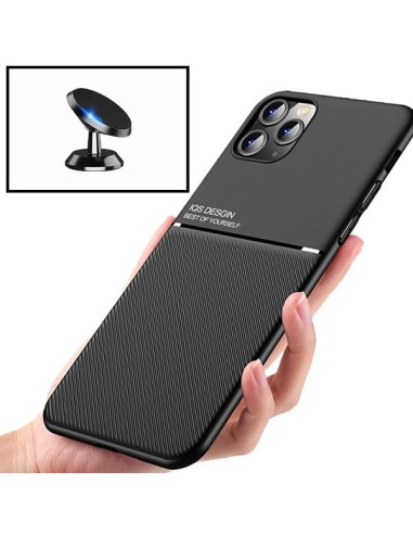 Kit Capa Magnetic Lux + Suporte Magnético de Carro para iPhone 11