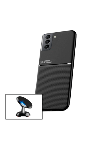 Kit Capa Magnetic Lux + Suporte Magnético de Carro para Samsung Galaxy S21