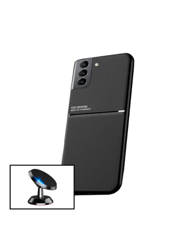 Kit Capa Magnetic Lux + Suporte Magnético de Carro para Samsung Galaxy S21+ 5G