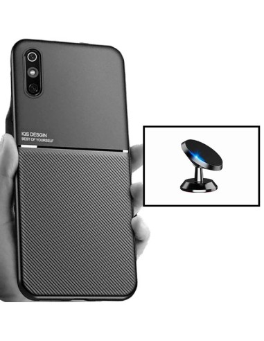 Kit Capa Magnetic Lux + Suporte Magnético de Carro para Xiaomi Redmi 9A