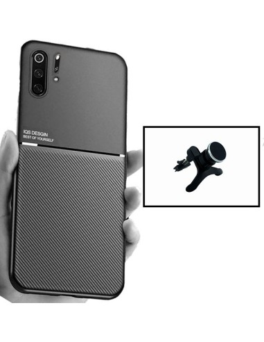 Kit Capa Magnetic Lux + Suporte Magnético de Carro Reforçado para Huawei P30 Pro